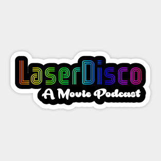 LaserDisco Logo Sticker